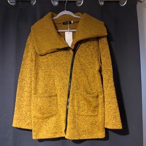 Asymmetrical Zippered Coat